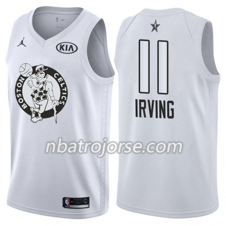 Män Boston Celtics Tröja Kyrie Irving 11 2018 All Star Jordan Brand Vit Swingman Män Boston Celtics Tröja Kyrie Irving 11 2018 All Star Jordan Brand Vit Swingman